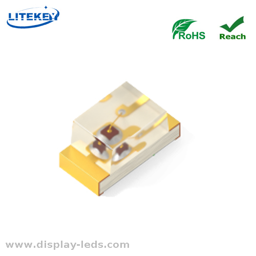 0201 Yellow Green SMD Chip LED RoHS Compliant with 0.65 (L) X0.35(W) mm