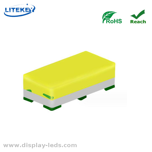 0201 Yellow Green SMD Chip LED RoHS Compliant with 0.65 (L) X0.35(W) mm