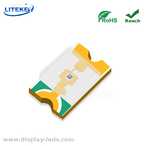 0603 Pure Green SMD Chip LED RoHS Compliant with 0.65 (L) X0.35(W) mm
