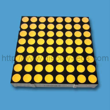 2 inch 8x8 LED Dot Matrix in Yellow