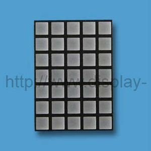 1.2 inch (29 mm) 5x7 square dot matrix LED display