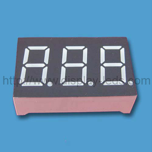 0.36 Inch three Digits 7 Segment LED Display