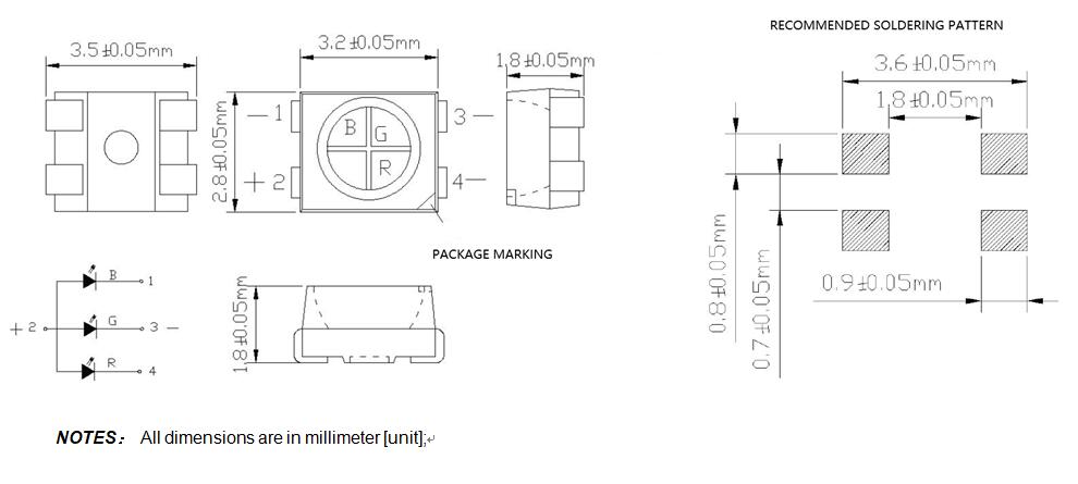 RGB SMD LED