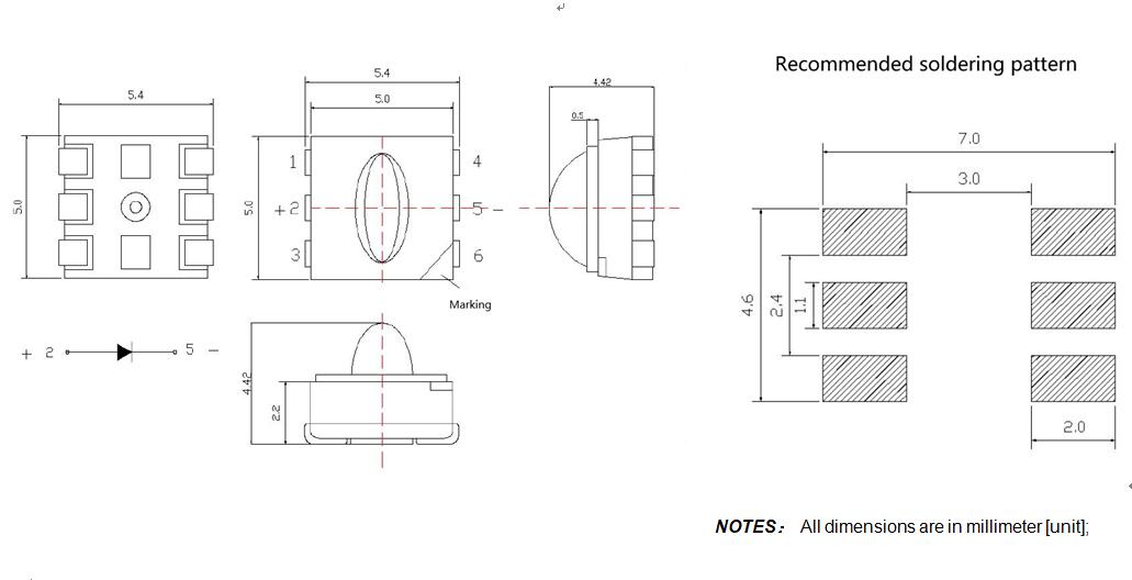 5050 Oval Dome SMD LED (1)